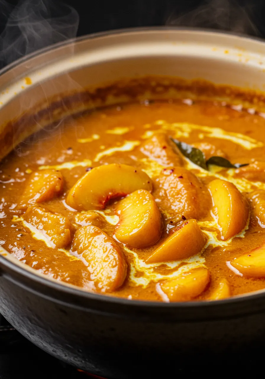 Toxic Peach Curry - secondary view